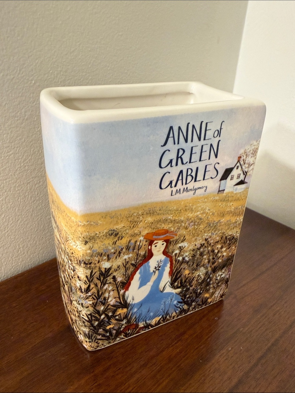 Litjoy Anne of Green Gables Ceramic Book Vase